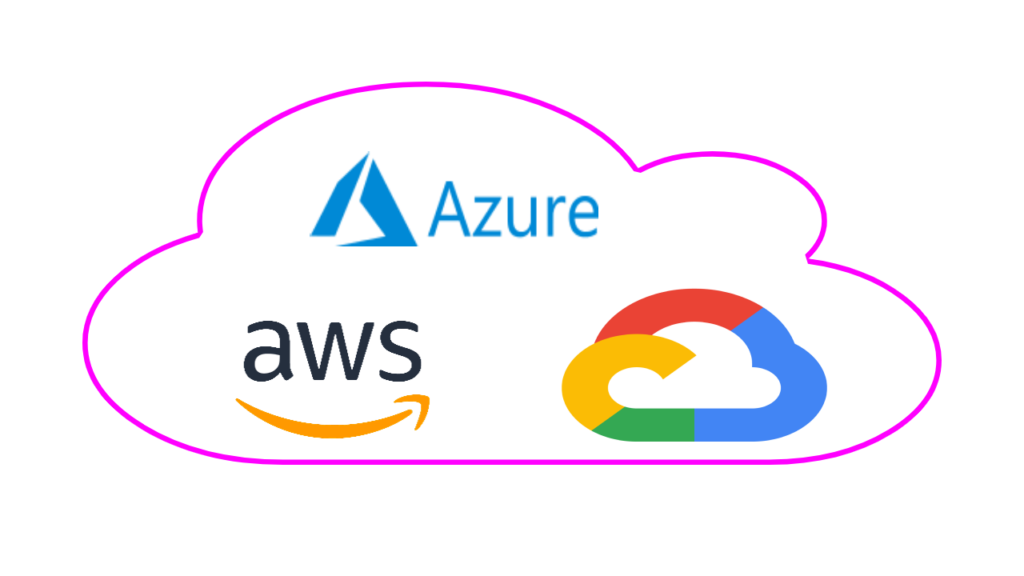 top cloud providers : Azure, AWS, Google Cloud